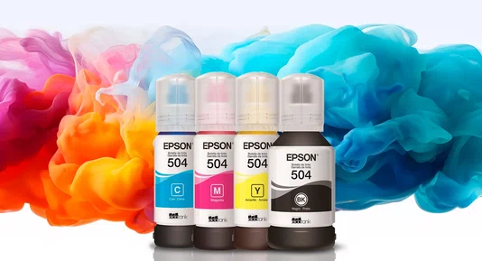 Refil de Tinta Epson T504 Ciano T504222-BR