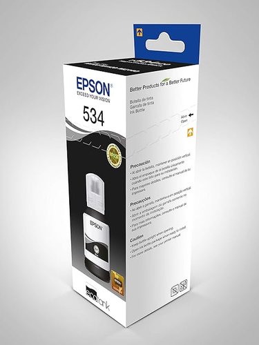 Refil De Tinta Epson T534120 Preto - EPSON