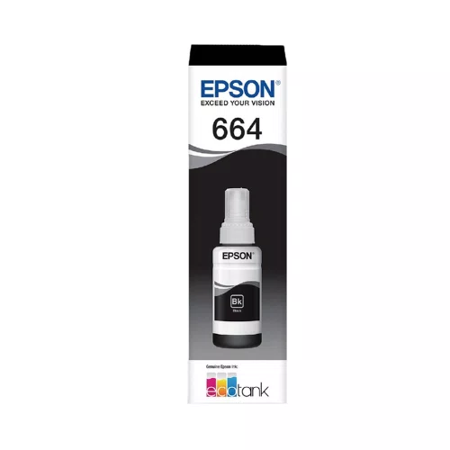 Refil de Tinta Epson T664120 Preto - Original