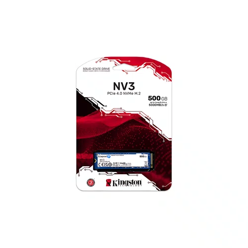 SSD M.2 NVMe 2280 500GB PCIe 4.0 Kingston NV3 (SNV3S/500G)