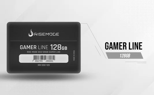 SSD SATA III 2,5" 128GB RISE MODE LEITURA: 535MB/S E GRAVACAO: 435MB/S - RM-SSD-128
