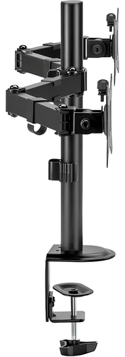 SUPORTE P/MONITOR BRACO ARTICULADO DUPLO 17"-32" FK445S PRETO