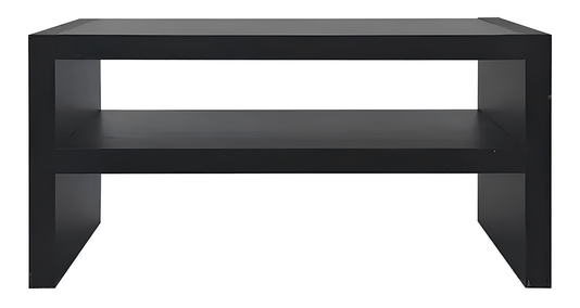 Suporte para Monitor Duplo em MDF 32,5x22x14cm – Preto 5098