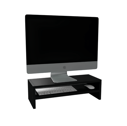 Suporte para Monitor Duplo em MDF 32,5x22x14cm – Preto 5098