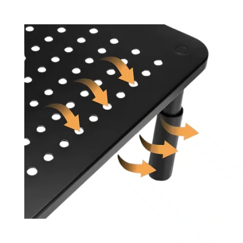 Suporte para Monitor ELG com Gaveta Organizadora SM087 Preto