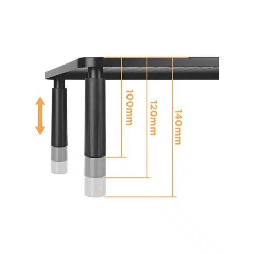 Suporte para Monitor ELG com Gaveta Organizadora SM087 Preto