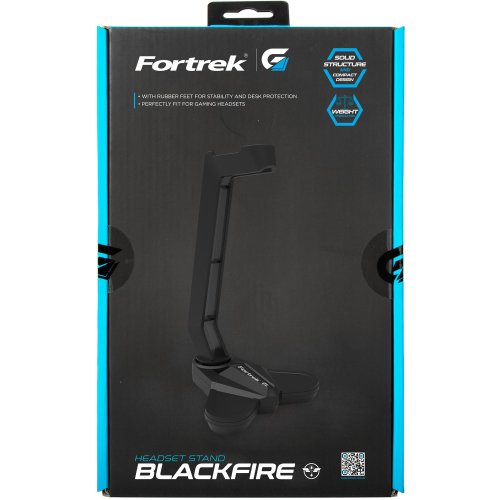Suporte Para Headset BlackFire Preto - Fortrek G