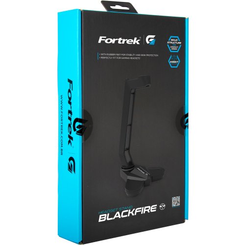 Suporte Para Headset BlackFire Preto - Fortrek G
