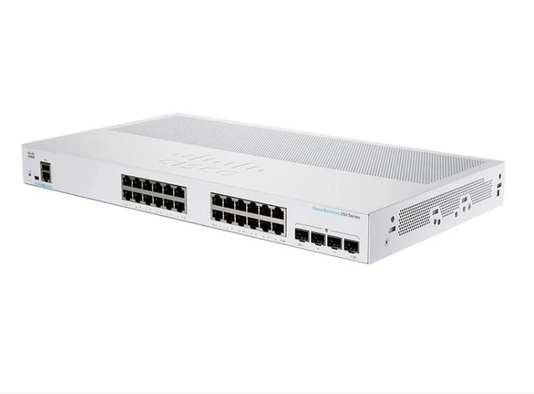 Switch 24 Portas Cisco Cbs250-24t-4g-br_sc, Gerenciável,24 Portas Gigabit + 4 Portas Sfp