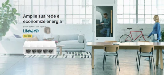 Switch 5 Portas 10/100Mbps TP-Link LS1005