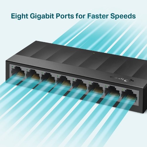 Switch 8 Portas 10/100/1000 MBPS Gigabit LS1008G - TP-LINK