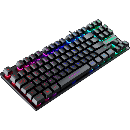 TECLADO GAMER MEMBRANA EARLESS 80 TKL RAINBOW