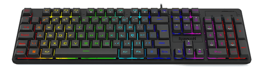 TECLADO GAMER USB MEMBRANA NETHERBANE PRETO RGB K521-RGB
