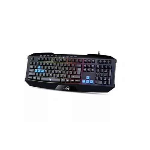 Teclado Gamer USB Multimídia Genius Scorpion K215 Preto C/LED