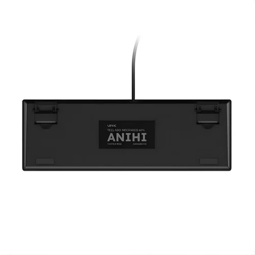 Teclado Mecânico 60% Vinik Anihi Black Switch Red LED Rainbow ANIHIBKRD