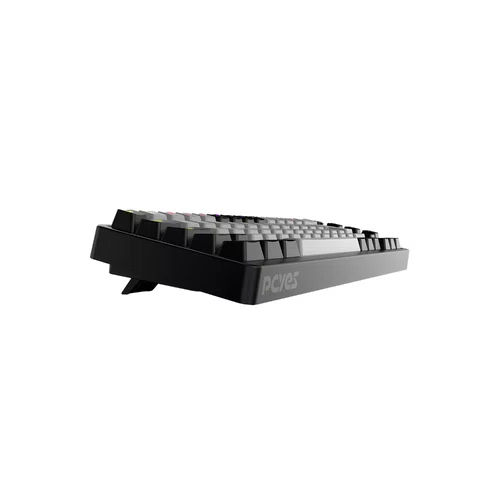 Teclado Mecânico 65% PCYES Mecka Black Vulcan Switch Red LED Rainbow TPMKBVRD