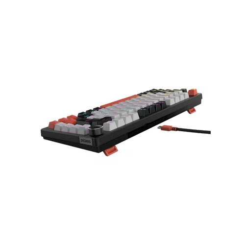 Teclado Mecânico 75% Arkeum PCYES Black Vulcan Switch Red AKBV75RDM