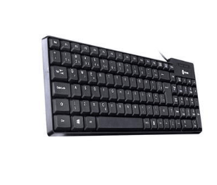 TECLADO USB ABNT2 DYNAMIC DT150 PRETO
