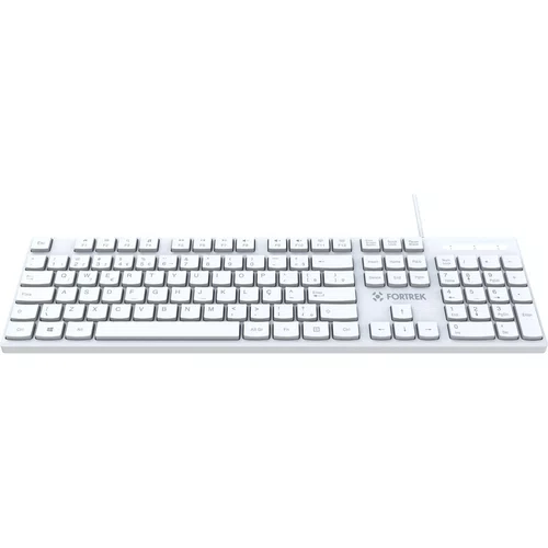 TECLADO USB ABNT2 OFFICE SLIM K15 BRANCO