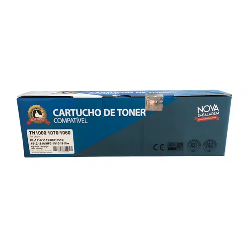Toner Compatível Brother TN1060 TN1000 DCP-1617NW HL-1202 Kit c/05 und