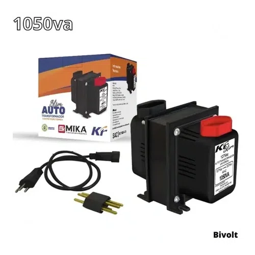 Transformador Slim Bivolt 1050VA – Alta Eficiência, Compacto, Ideal para Equipamentos Sensíveis
