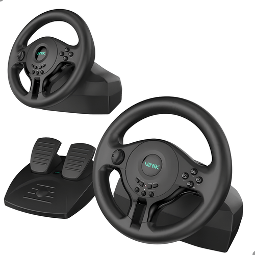 VOLANTE GAMER COM PEDAL GW180 P/PC/PS4/XBOX/SWITCH GW180
