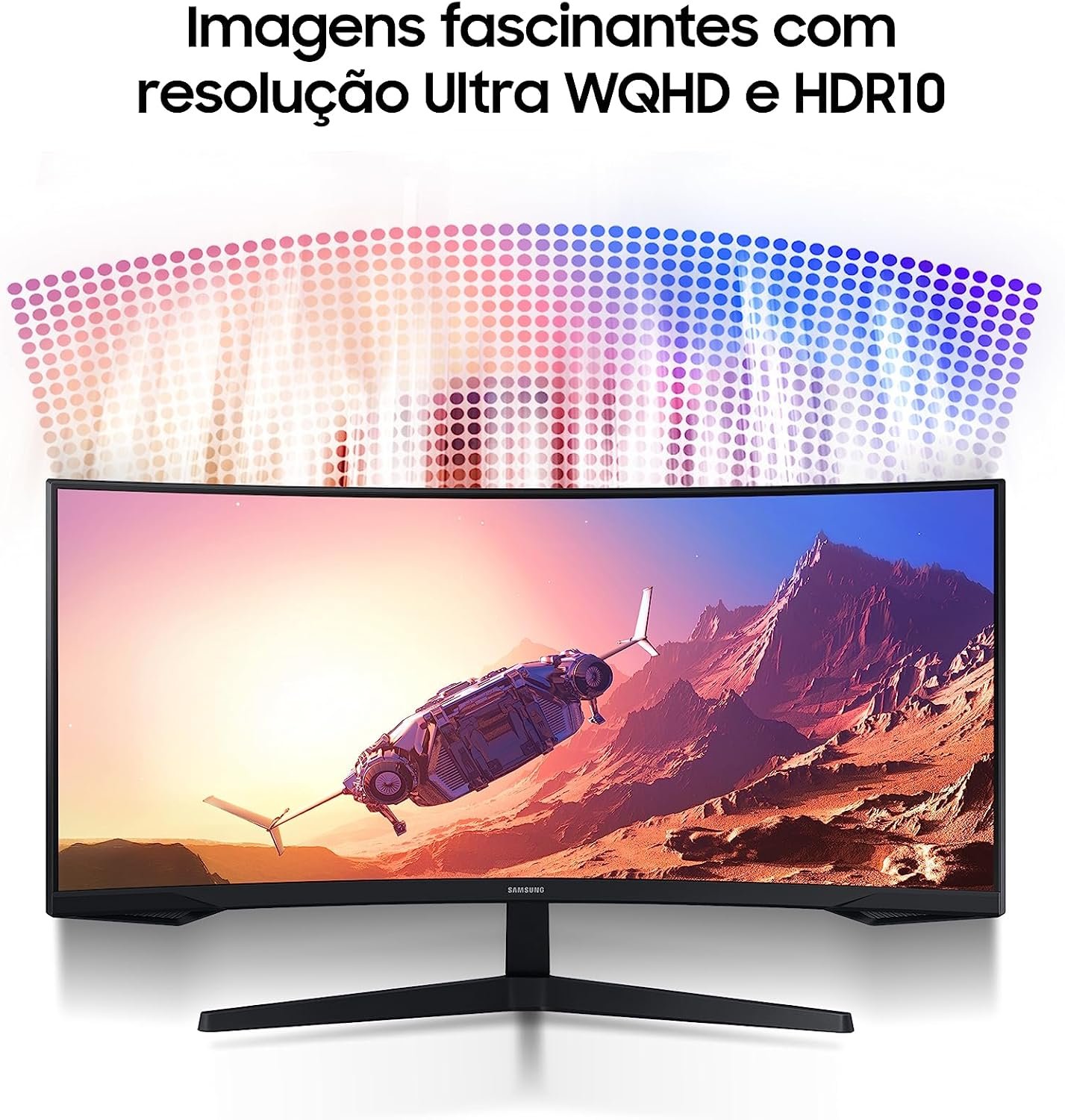 Monitor Gamer LED Samsung 34" Curvo 165Hz 1ms Ultra WQHD Odyssey G5 Monitor Gamer LED Samsung 34" Curvo 165Hz 1ms Ultra WQHD Odyssey G5