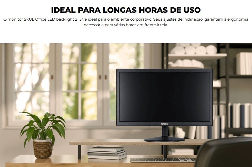 Monitor LED 21,5" SM2155MS – 75Hz, 5ms, HDMI/VGA Monitor LED 21,5" SM2155MS – 75Hz, 5ms, HDMI/VGA