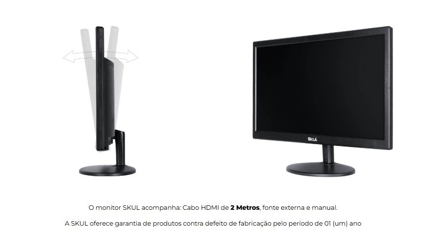 Monitor LED 21,5" SM2155MS – 75Hz, 5ms, HDMI/VGA Monitor LED 21,5" SM2155MS – 75Hz, 5ms, HDMI/VGA