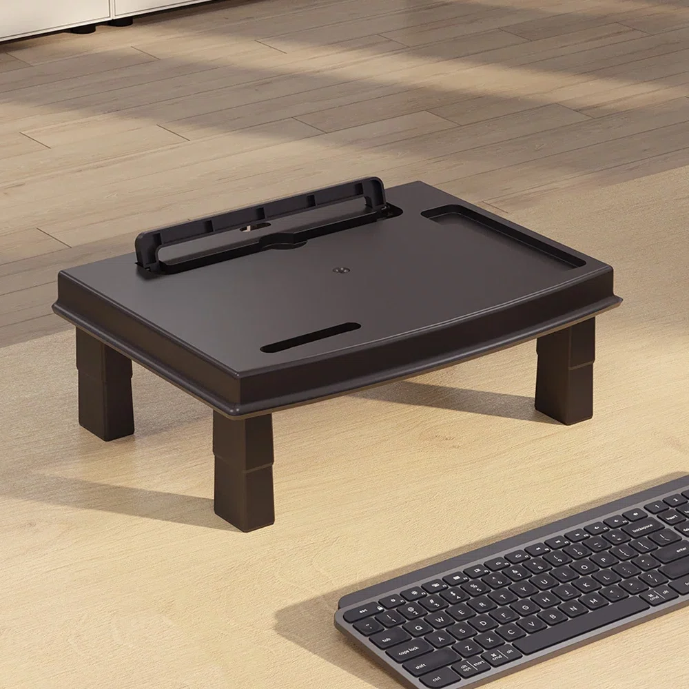 Suporte P/Monitor e Notebook C/Regulagem Reliza Ergodesk Preto Suporte P/Monitor e Notebook C/Regulagem Reliza Ergodesk Preto