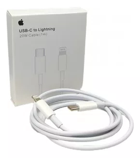 CABO COMPATIVEL IPHONE USB-A P/LIGHTNING 1M PREMIUM BRANCO