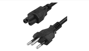 Cabo Força Energia Tripolar 3 Pinos Tipo Fonte Notebook