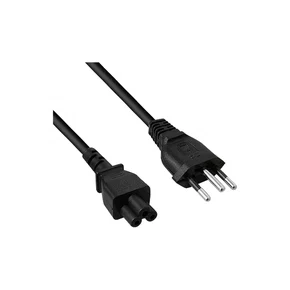 Cabo de Energia para Notebook 3 Polos 1,2 Metros 3x0,75mm Vinik Preto