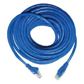 Cabo De Rede CAT.5 Patch Cord 10M AZUL - Seccon