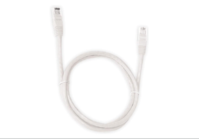 Cabo de Rede PlusCable Branco 1.5Metros PC-ETHU15WH Cat.5E Patch Cord - Conectores RJ45 Capa de PVC
