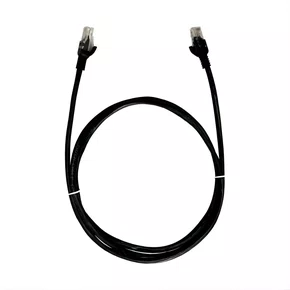 Cabo de Rede Patch Cord CAT6 5 Metros Plus Cable PC-ETH6U50BK Preto