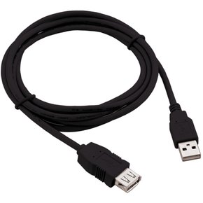 Cabo Extensor  USB AM/AF 1,8M Preto - Chip Sce