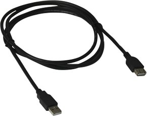 CABO EXTENSOR USB AM/AF 1.8M PRETO PC-USB1802
