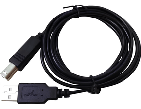 CABO USB 2.0 A MACHO + B MACHO 1,8M SBI-101 PRETO FORTREK