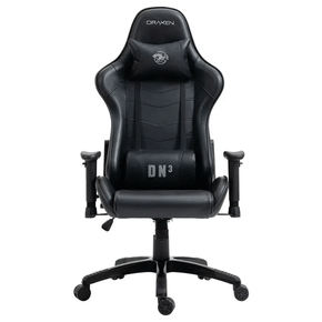 Cadeira Gamer Giratória DN3 DN003BK PRETA - DRAXEN