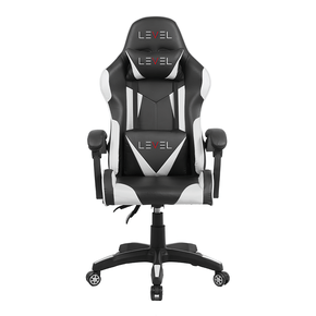 CADEIRA GAMER GIRATORIA LVC01DN PRETO/BRANCO