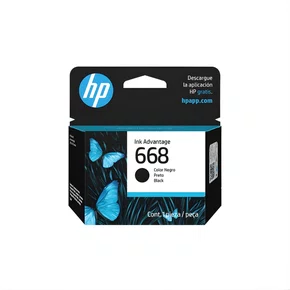 Cartucho de Tinta HP Original 668 7FP37VL Preto 3ml