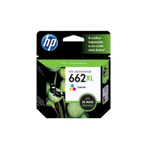 Cartucho HP Original 662XL CZ106AB Colorido 8ML