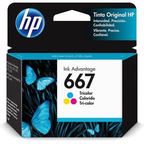 Cartucho HP Original 667 3YM78AL Colorido 2ML
