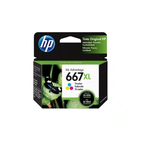 Cartucho HP Original 667XL 3YM80AL Colorido 8ML