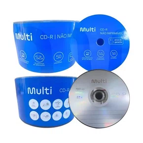 CD-R Gravável Multilaser 700MB 52X CD051 Und
