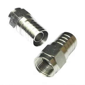 Conector F P/Crimpar RG6 Vinik EV15 Pacote C/10 Und