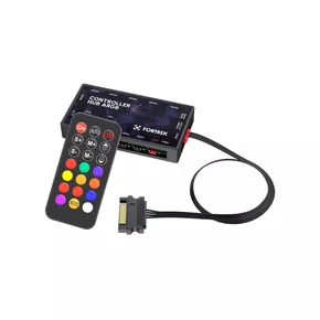 Controladora Hub P/Fan ARGB com Controle Remoto 7 Portas Fortrek