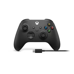 CONTROLE XBOX X/S SEM FIO COM BLUETOOTH + CABO USB-C 1V8-00013 PRETO