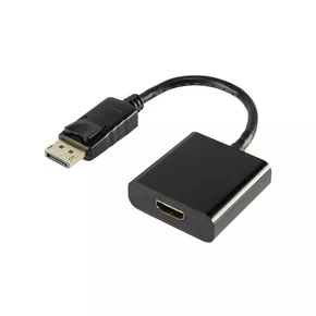 Conversor DisplayPort x HDMI Fêmea Paralelo Preto